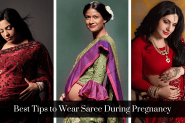 How to Wear Saree During Pregnancy