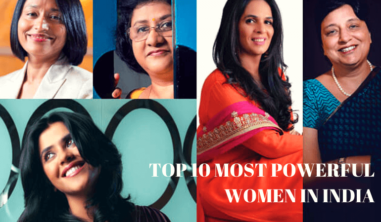 Top 10 Most Powerful Women in India